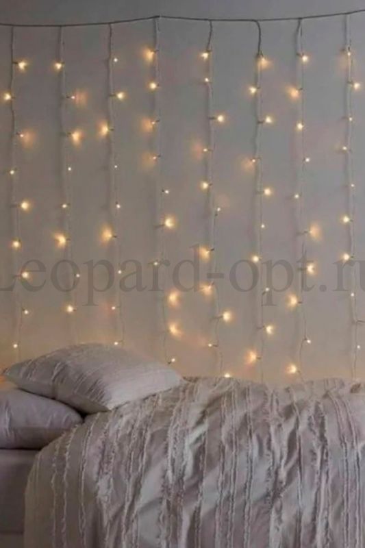 Curtain Lights светодиодная гирлянда штора на окно 3х2,5 метра